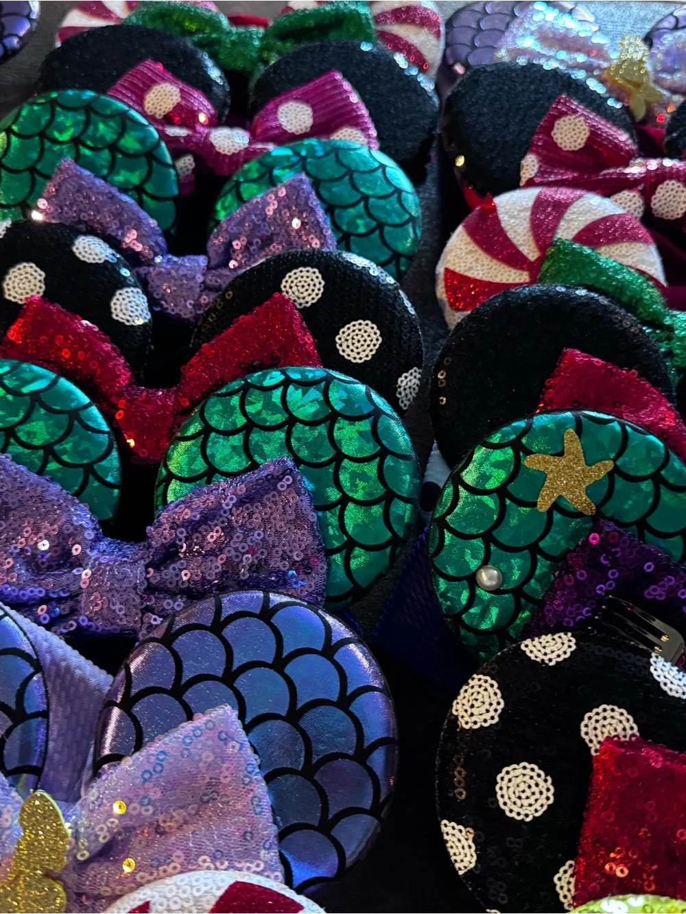 Bulk Lot of 26 Brand New Stretchy Minnie Ear Infant Headbands-Wholesale Pricing